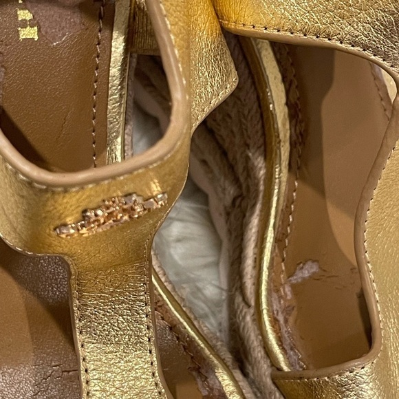 Coach Espadrilles Wedge Sandals Size 7 - Picture 7 of 11